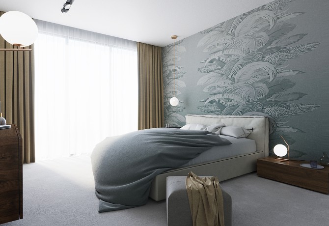 Elegant bedroom design