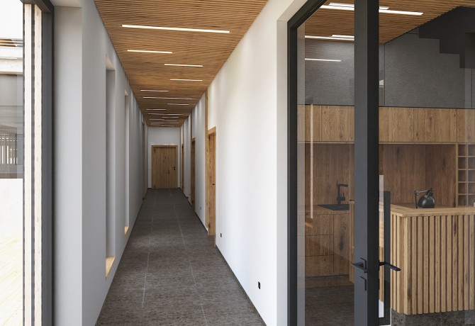 Interior design of Equestrian facility - reception
