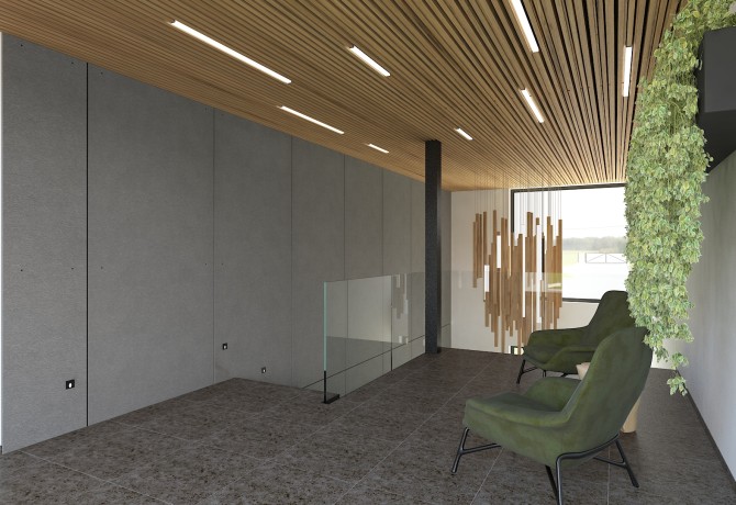 Interior design of Equestrian facility - reception